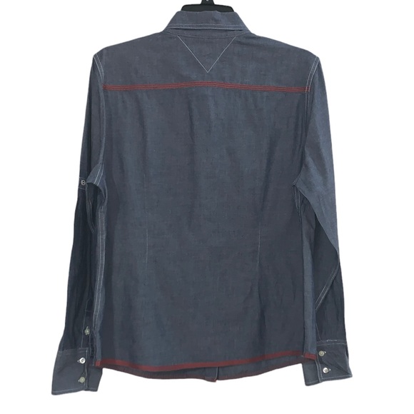 Tommy Hilfiger Boy’s Long Sleeve Button Up Shirt Size Large - Picture 6 of 7